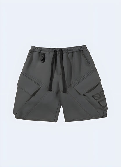 Step into the next level of style with these premium metallic shorts. 