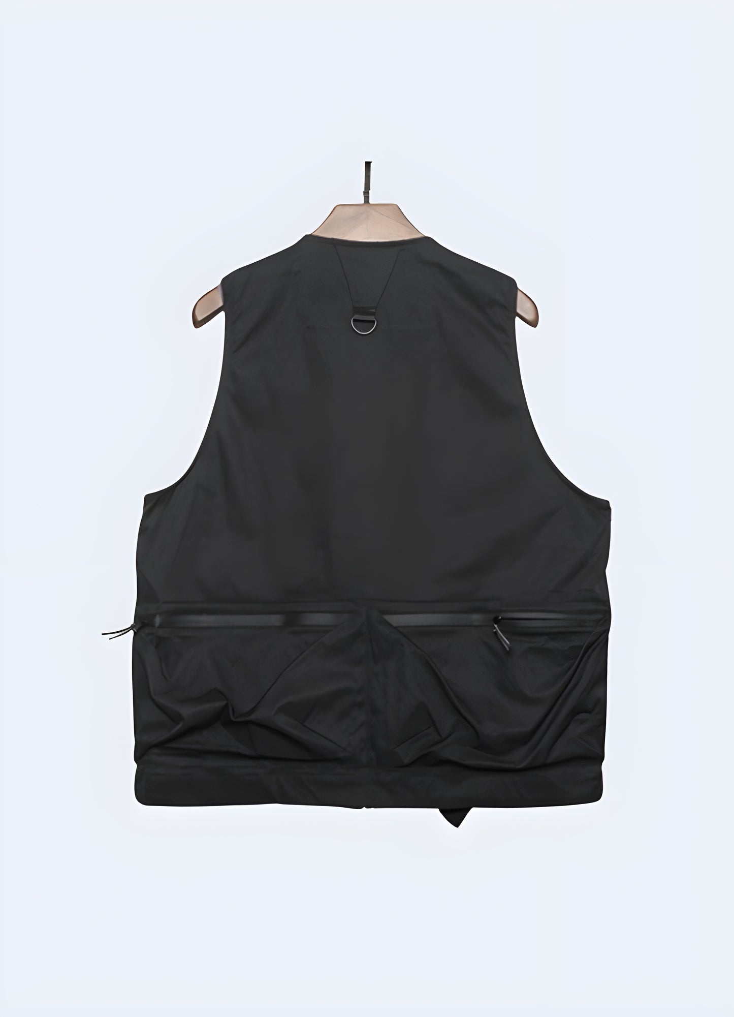 High-shine, high-impact. This futuristic vest isn't just clothes, it's a statement.