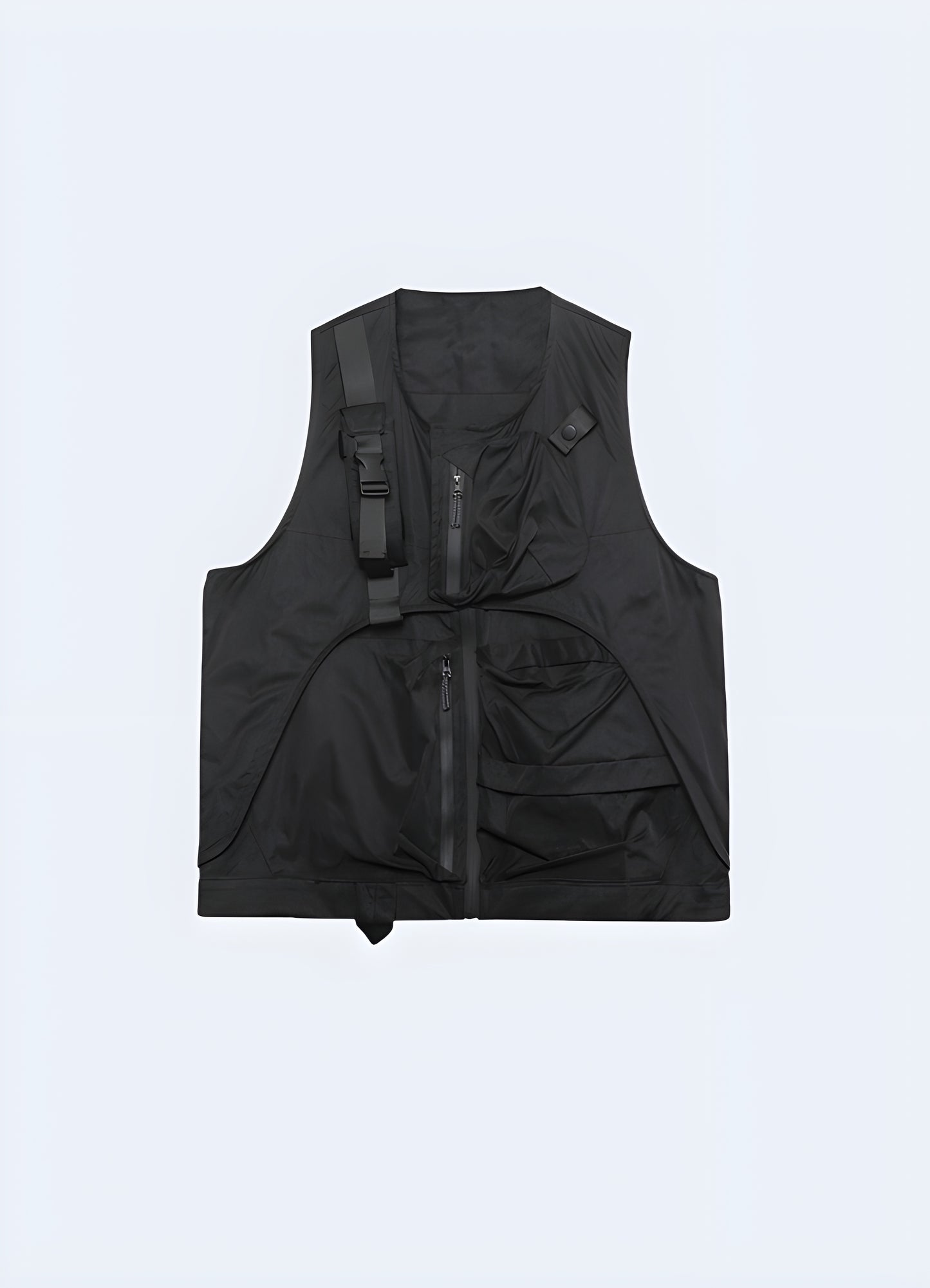 Embrace genderless style with this futuristic vest.