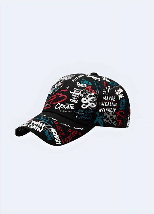  Express your street art love with the graffiti hat.