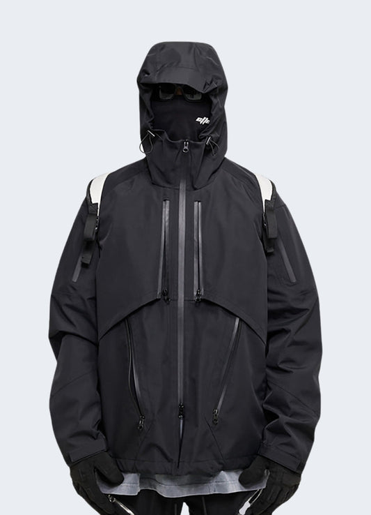 A stealthy ninja-inspired jacket crafted from lightweight.