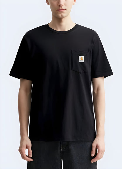 Front view of Japanese oversized shirt – minimalist design with wide sleeves and relaxed fit, inspired by traditional Japanese streetwear.