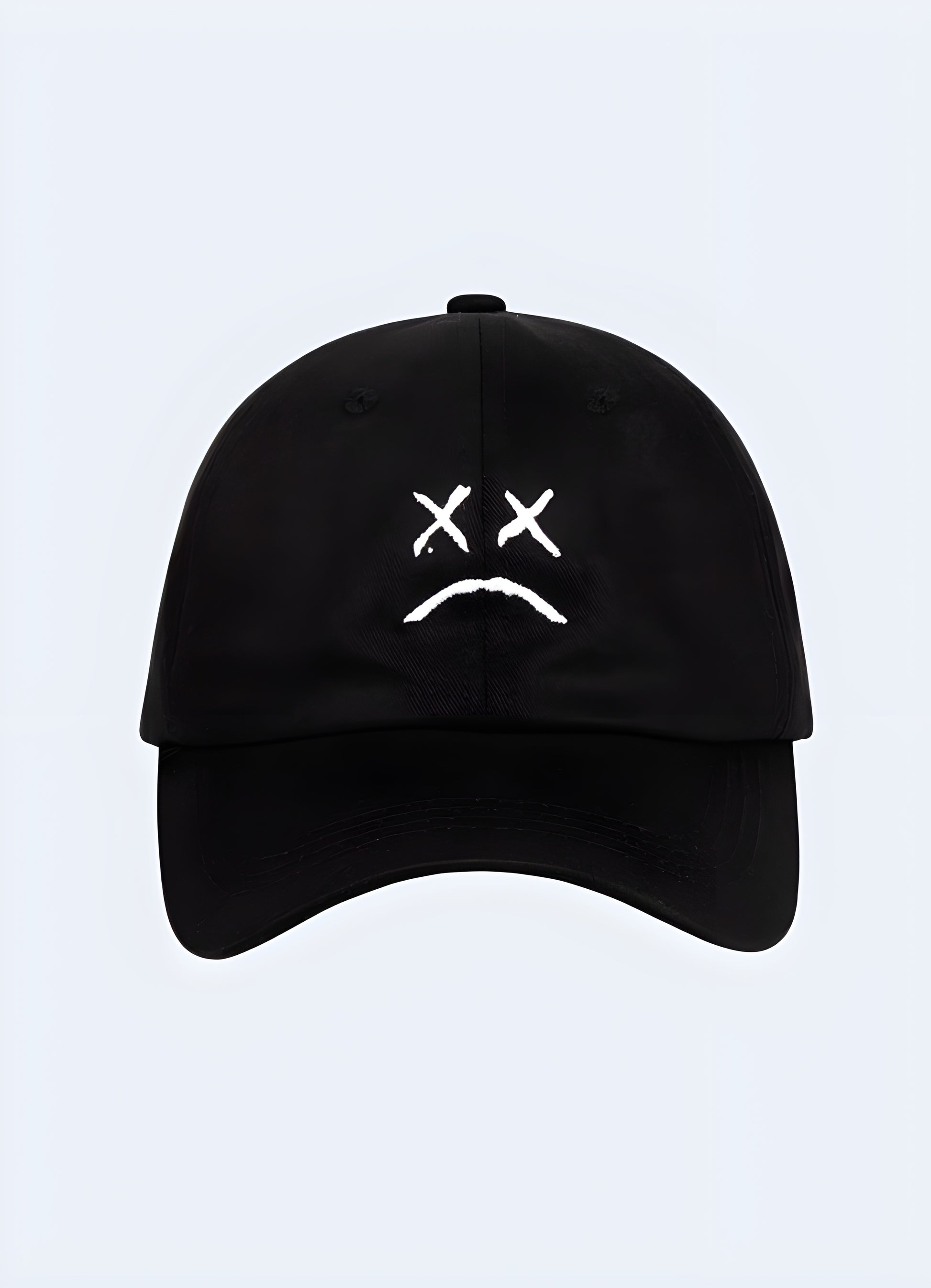 Lil Peep graphic print cap black front view