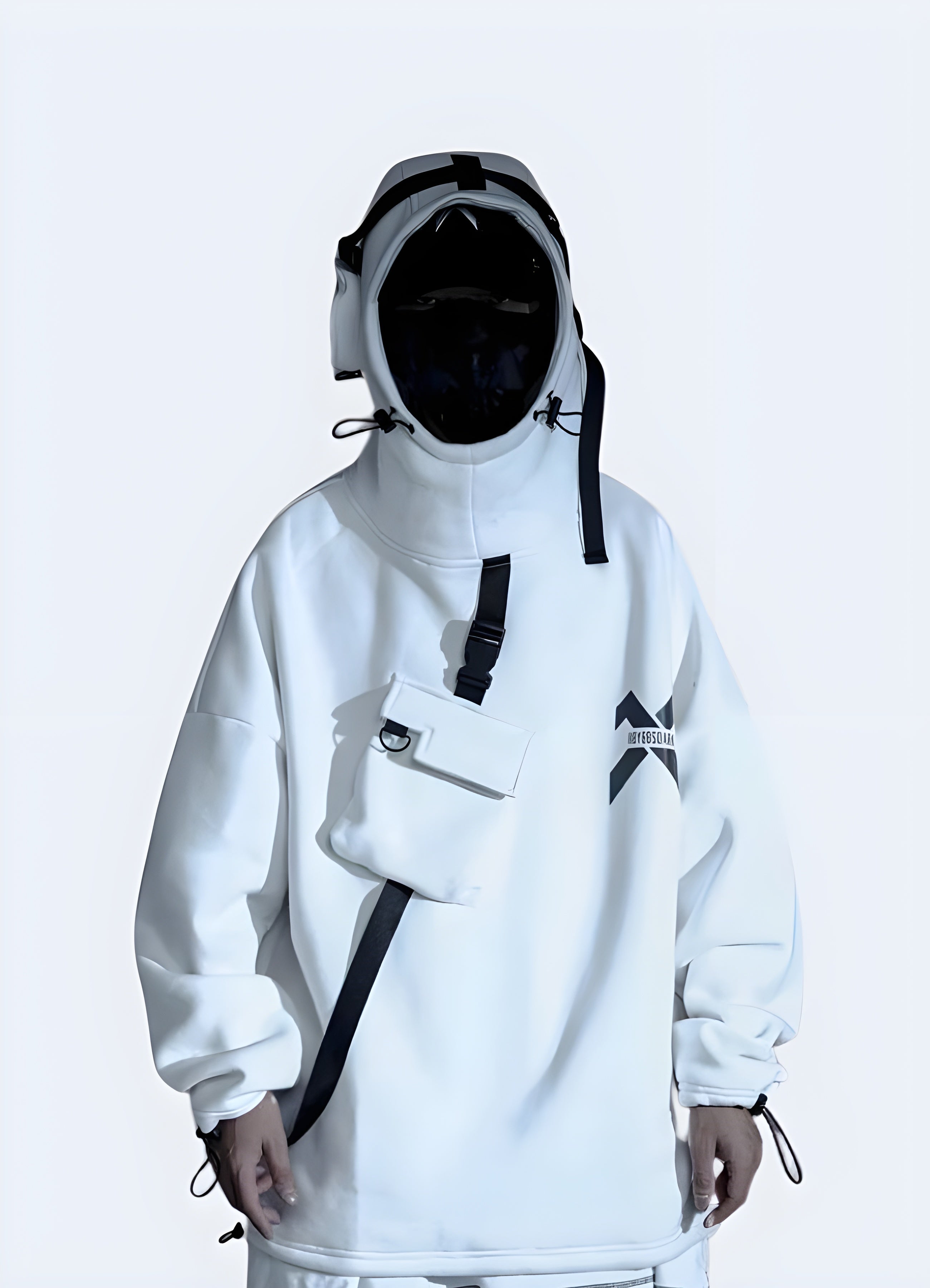 Hoodie With Headphones Techwear Australia