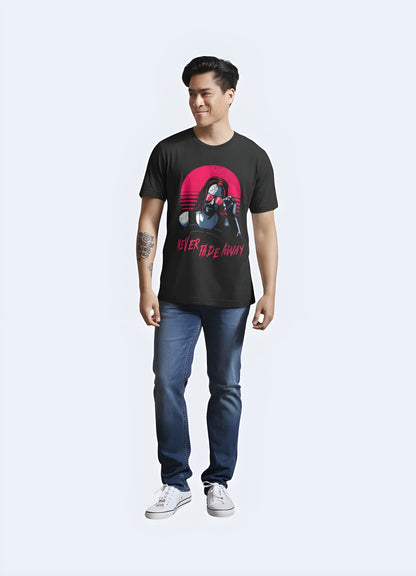 Cyberpunk 2077 Johnny silverhand black graphic tee.