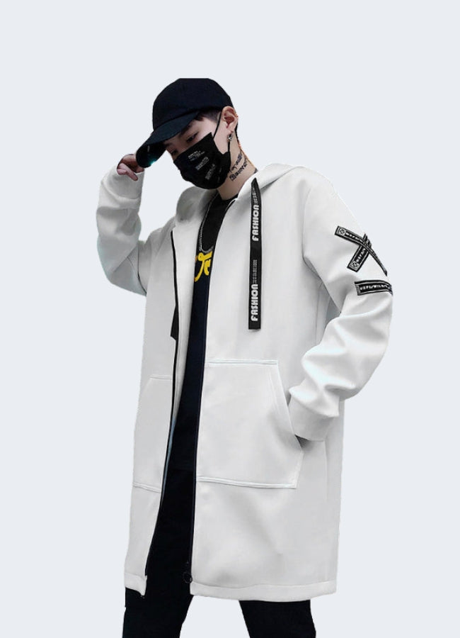 Exaggerated fit for statement outfit streetwear coat.