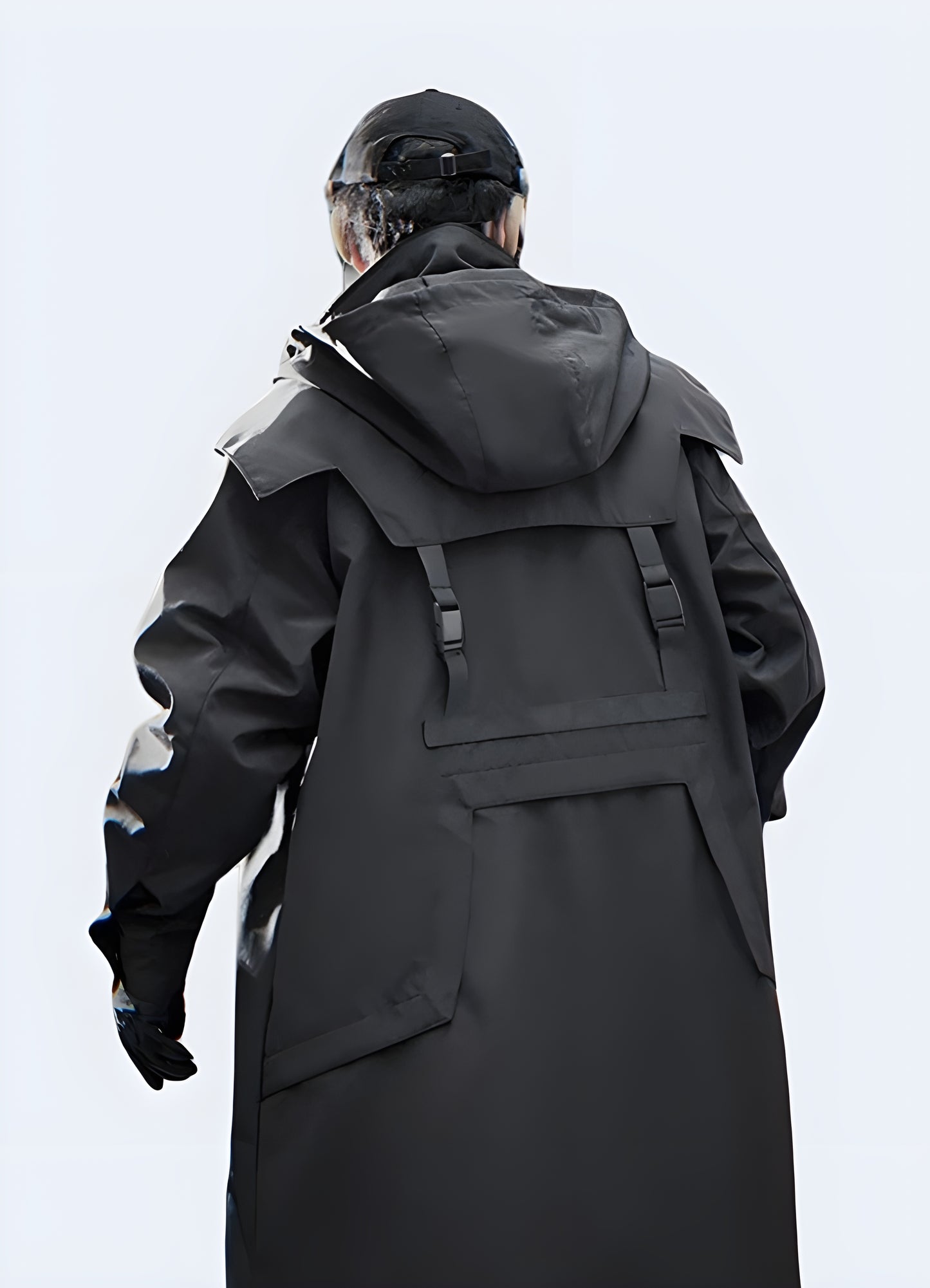 Channel the essence of streetwear with this versatile trench coat.