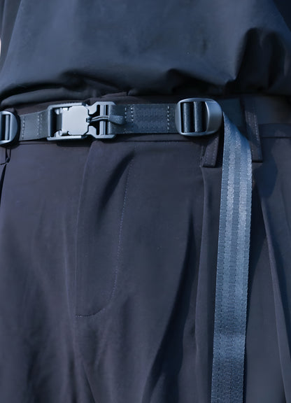 The belt's robust construction ensures it stands up to the rigors of everyday wear while maintaining a sleek profile.