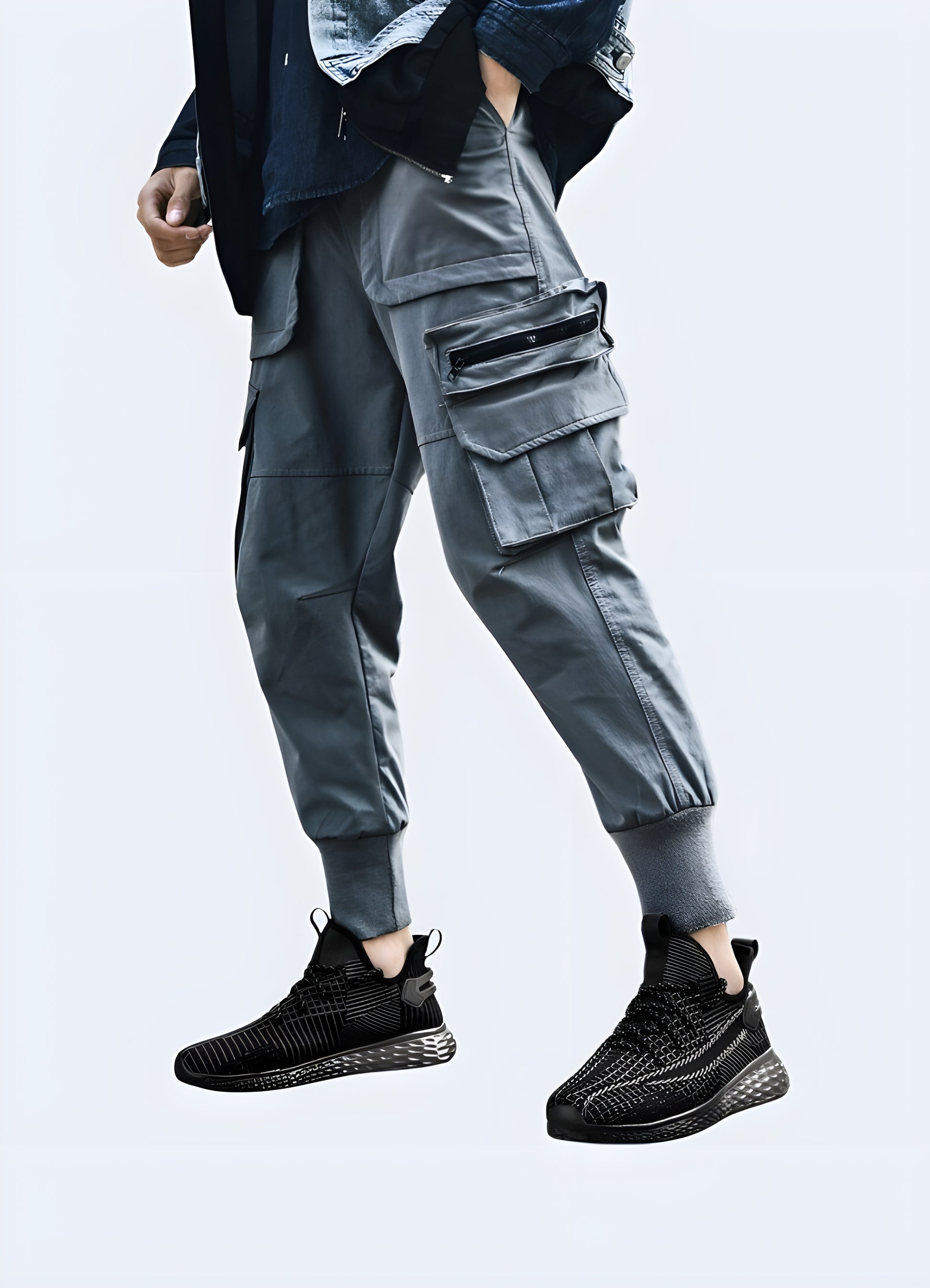 Crafted with a deep understanding of urban dynamics, these techwear shoes for men are designed for breathability.