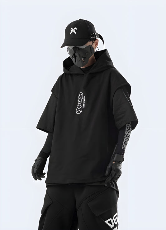 This futuristic hoodie is your statement piece for the next dimension.