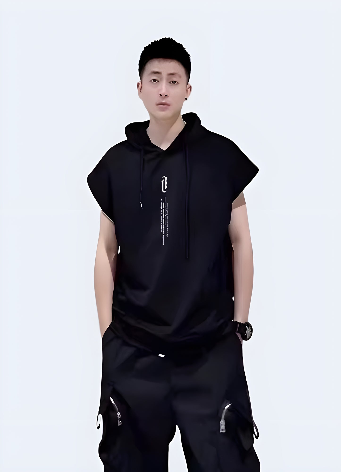 This futuristic hoodie is your statement piece for the next dimension.