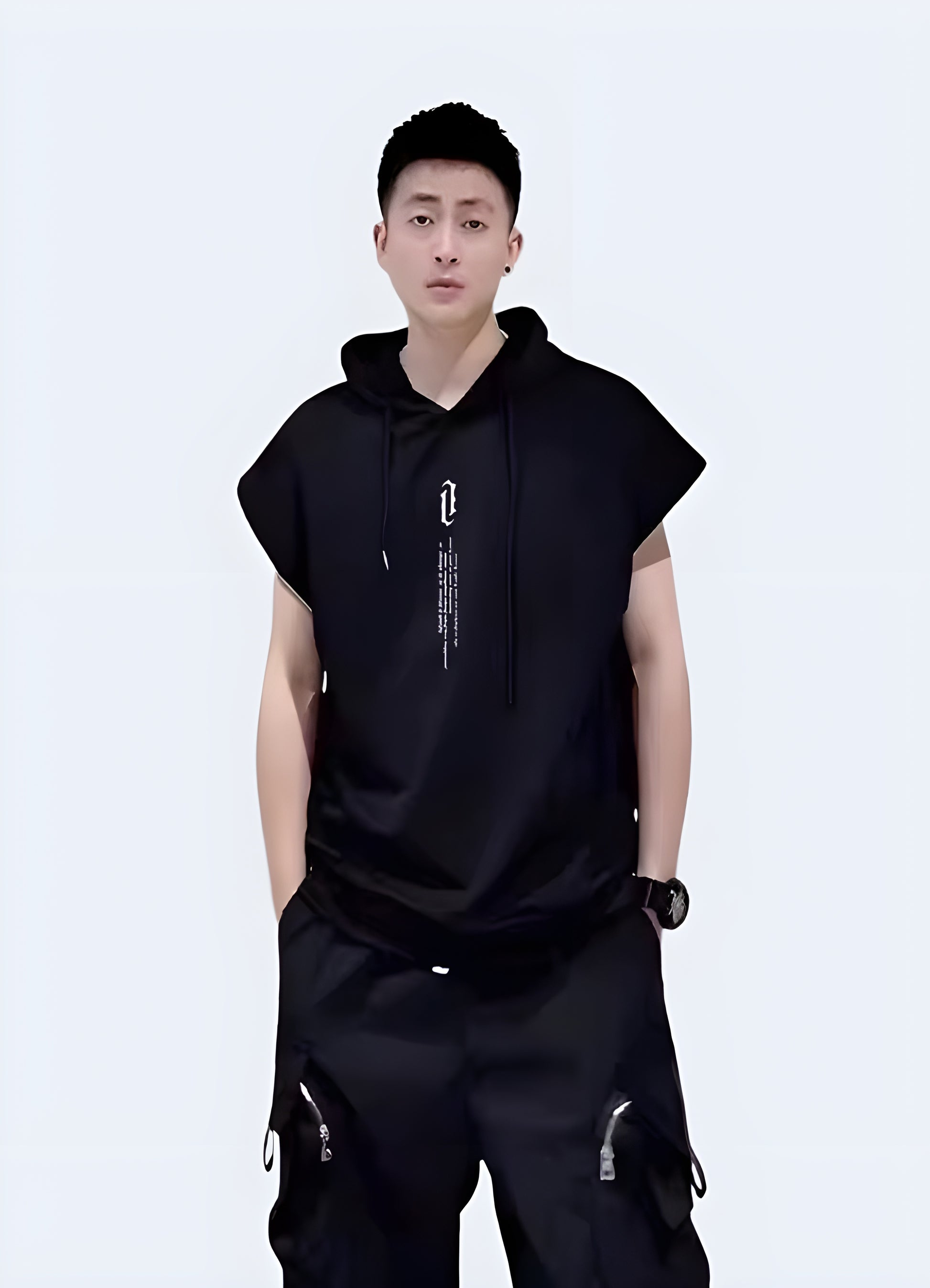 This futuristic hoodie is your statement piece for the next dimension.