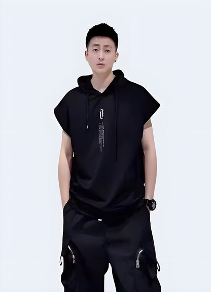 This futuristic hoodie is your statement piece for the next dimension.