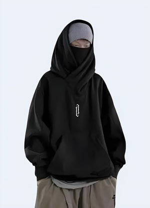 High Collar Hoodie - Main Image