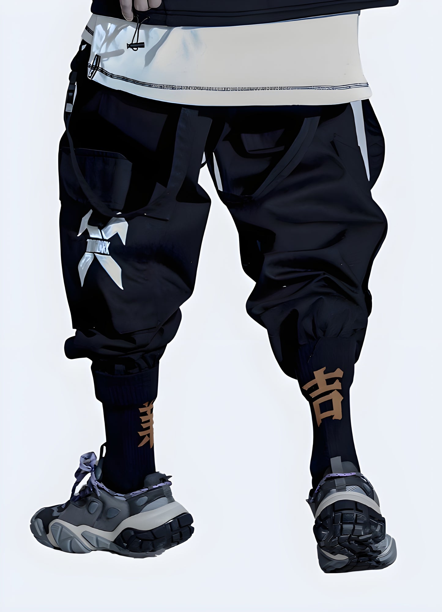 These Japanese techwear pants are your trusted companions for any journey.