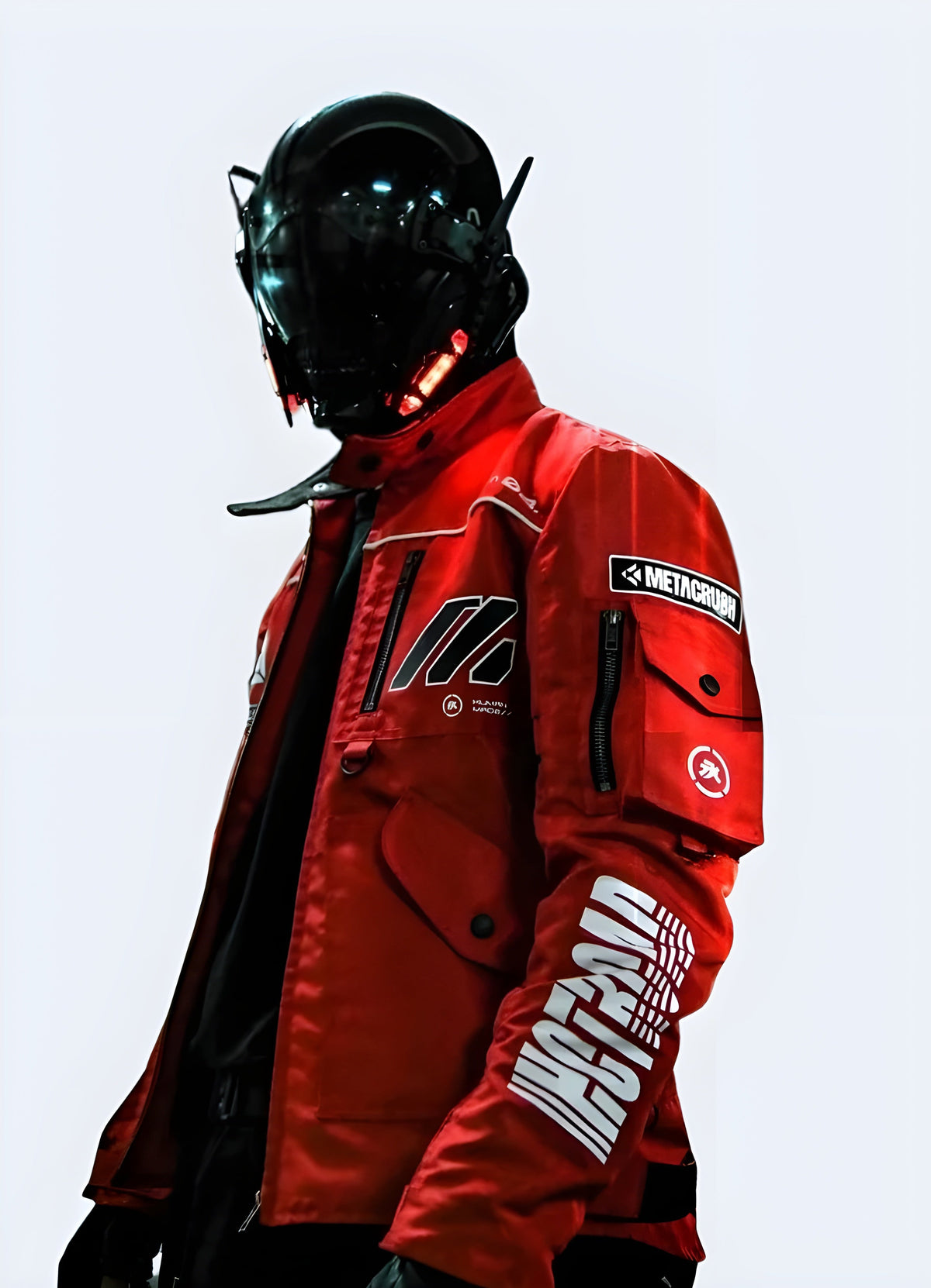 Techware Red Jacket Red Techwear Jacket – Techwear Australia