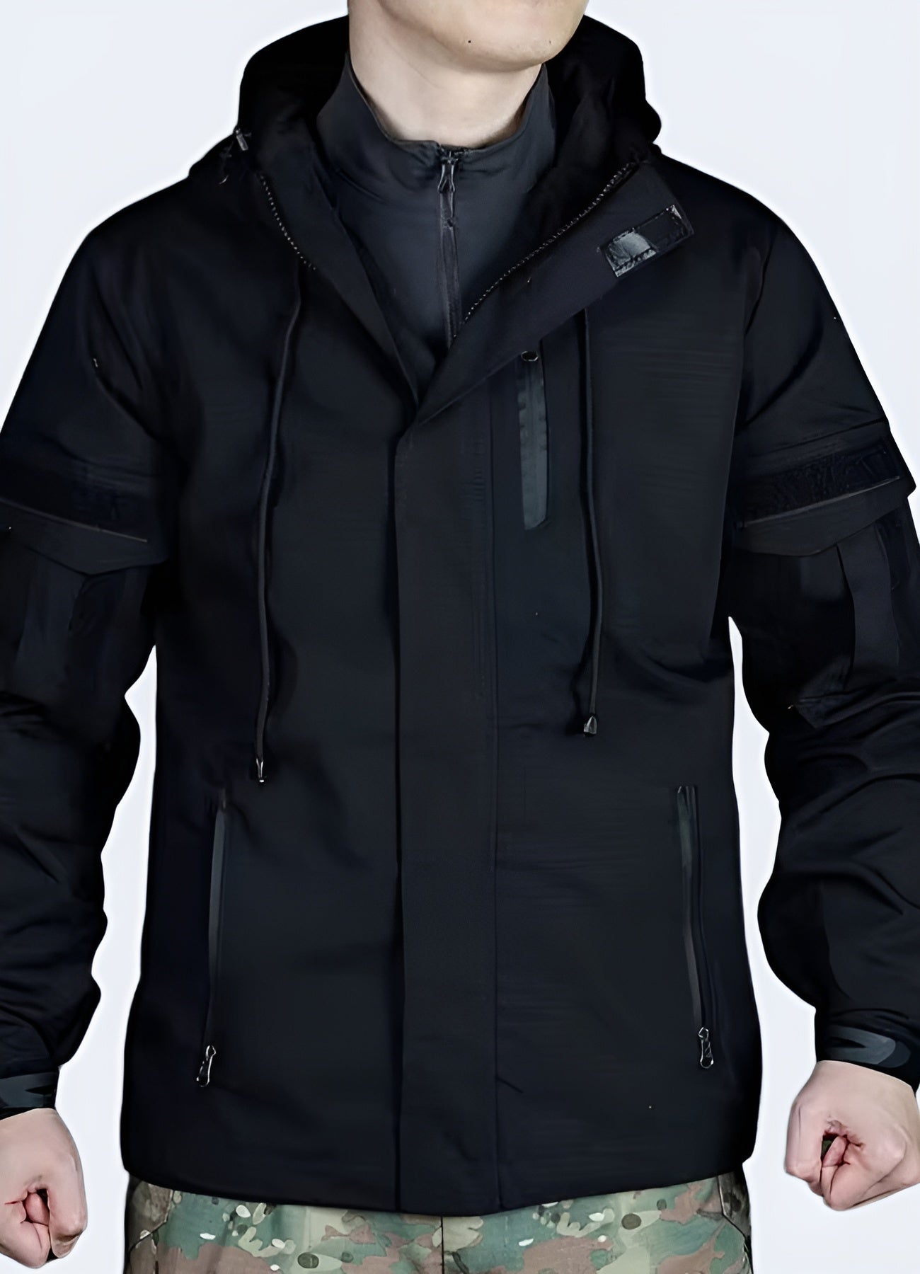 Tactleneck Black Tactical Jacket – Techwear Australia