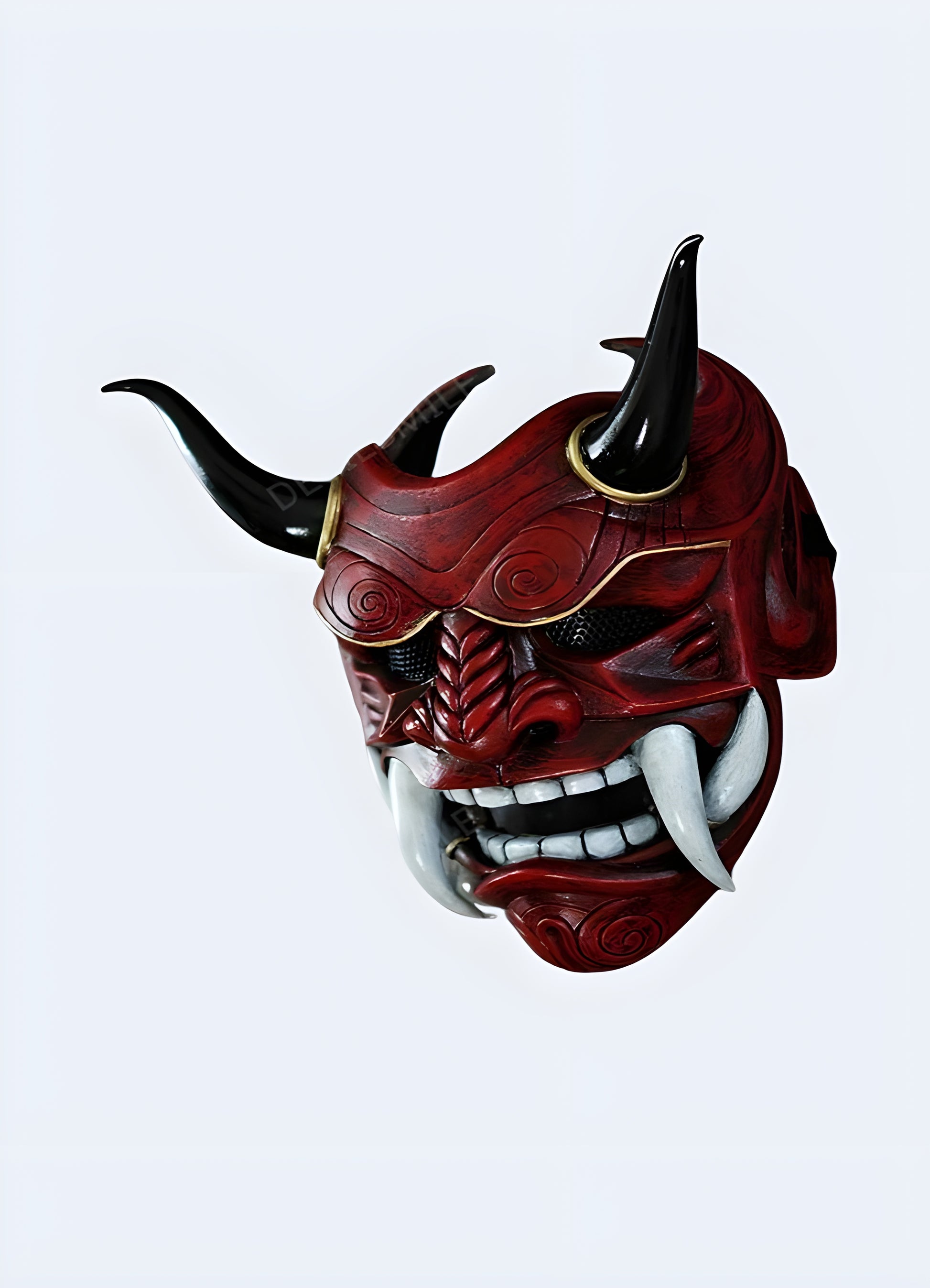 This mask symbolizes the Bushido way, the way of the warrior.