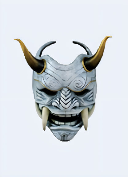 this mask empowers you, imbuing you with the strength of a samurai.