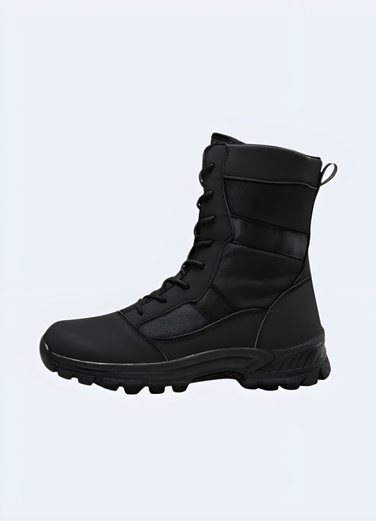 The well-thought-out ankle support and arch design further add to the boots' overall functionality.