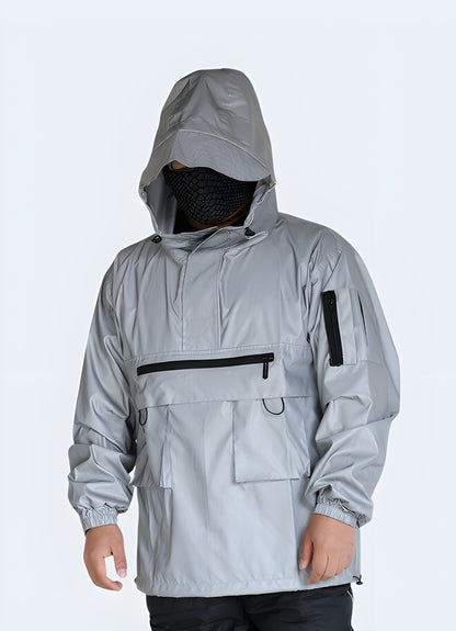 This reflective hoodie is a must-have for any streetwear enthusiast, regardless of gender.