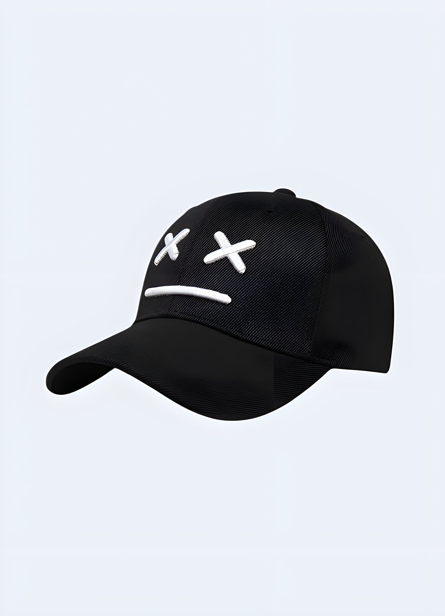 Printed sad boy graphic twill panels sad boy hat.