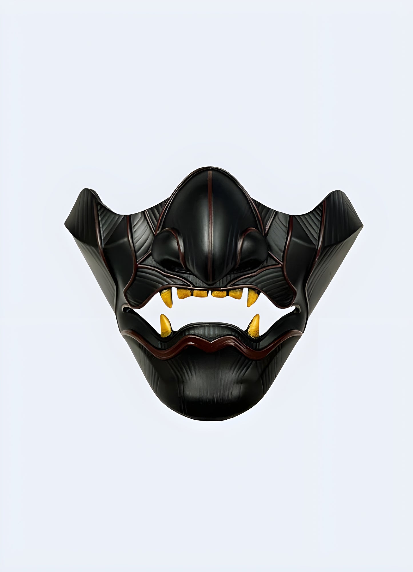 Unleash the power of the samurai spirit with this fierce oni mask. 