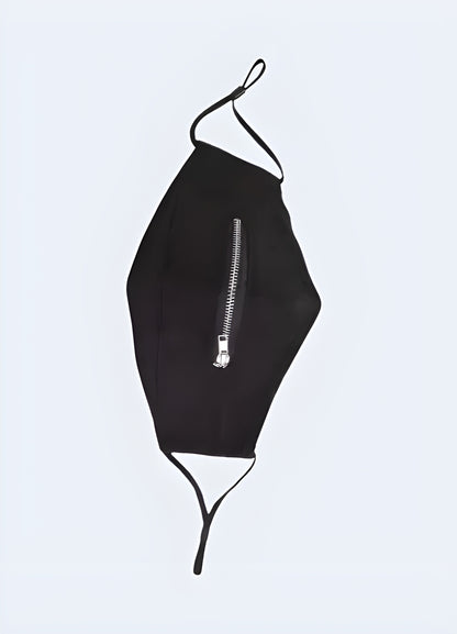 Edgy zipper mouth face scarlxrd zipper mask.