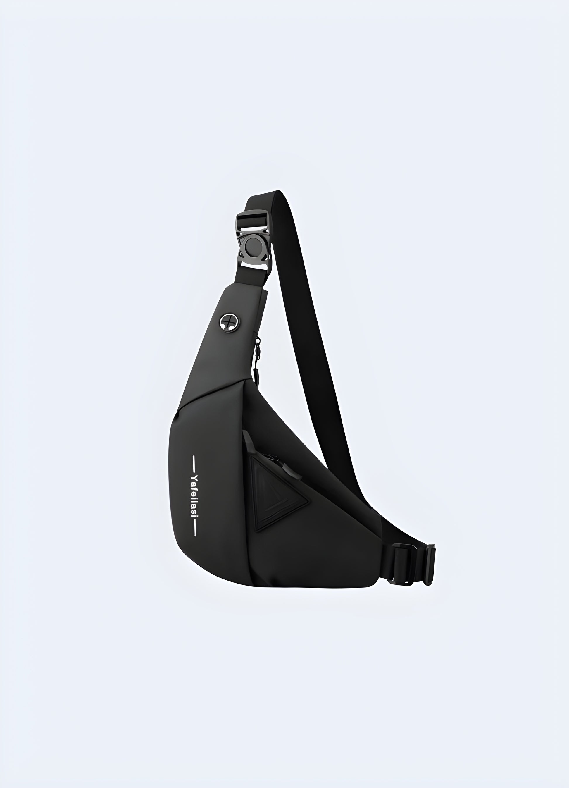 Padded, adjustable strap roomy tactical sling bag.