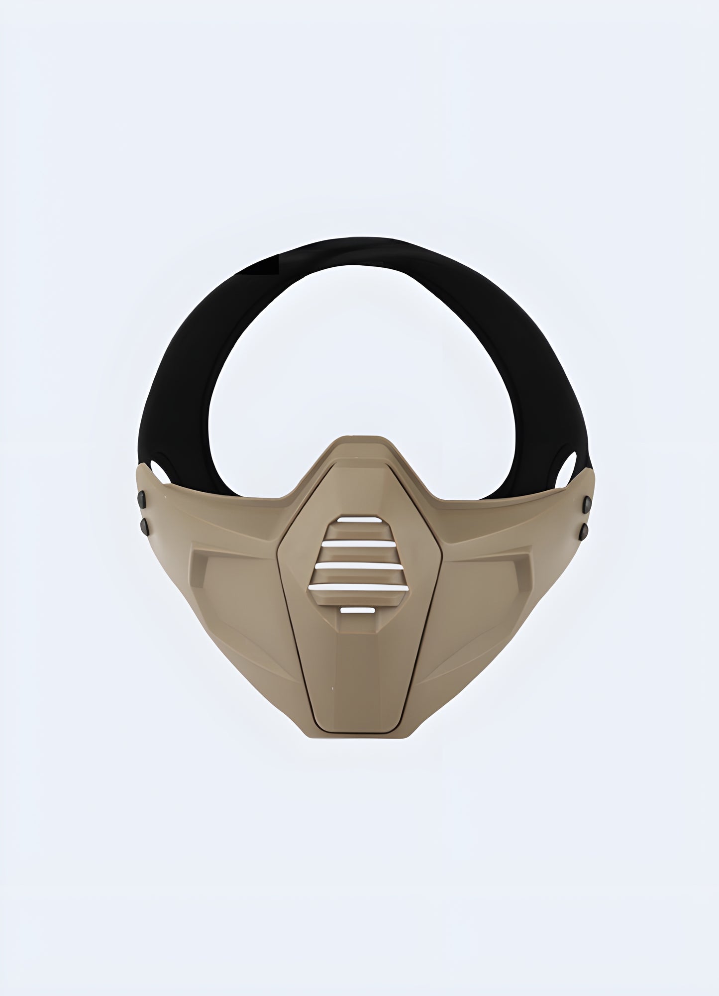 This mask adapts to all warriors, offering comfort and intimidation regardless of identity.