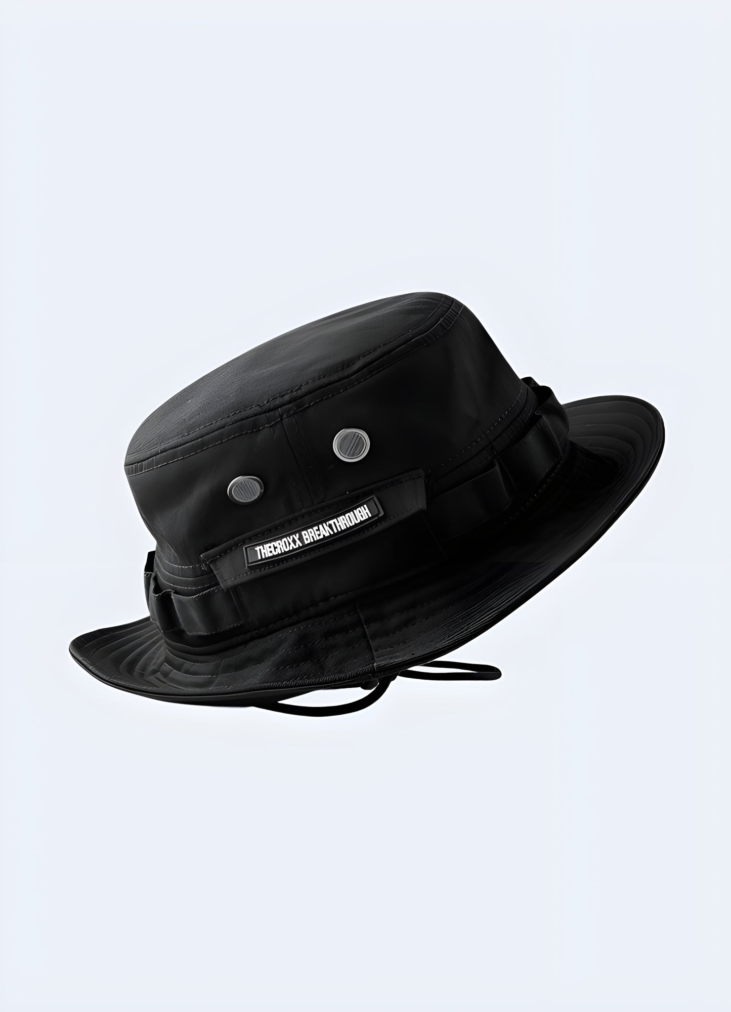 This bucket hat integrates seamlessly with your casual techwear outfits.