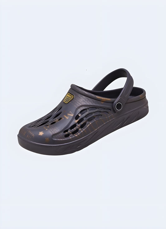 Modern urban technical design convenient back-strap entry.