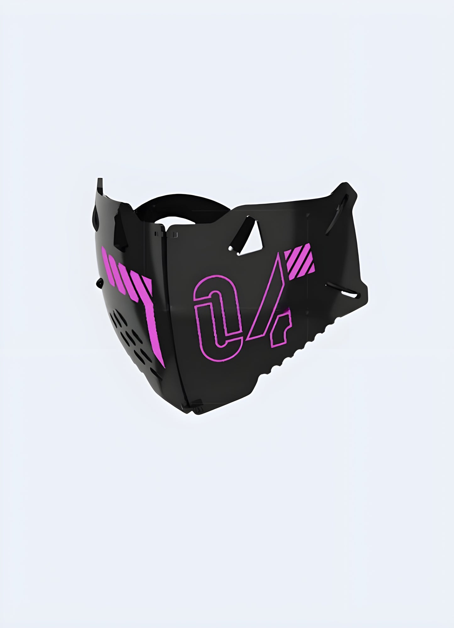 This adjustable techwear face shield caters to all, regardless of gender. 