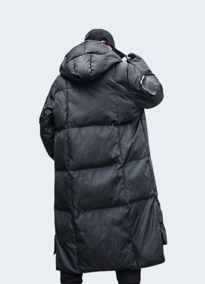 A durable techwear parka that is wind and water resistant.