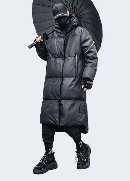 Techwear parka that provides all-weather protection, keeping you warm and dry in any conditions.