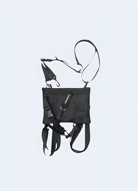 Despite the compact space, a small sling bag is a valuable accessory that can surprisingly fit all your necessities.