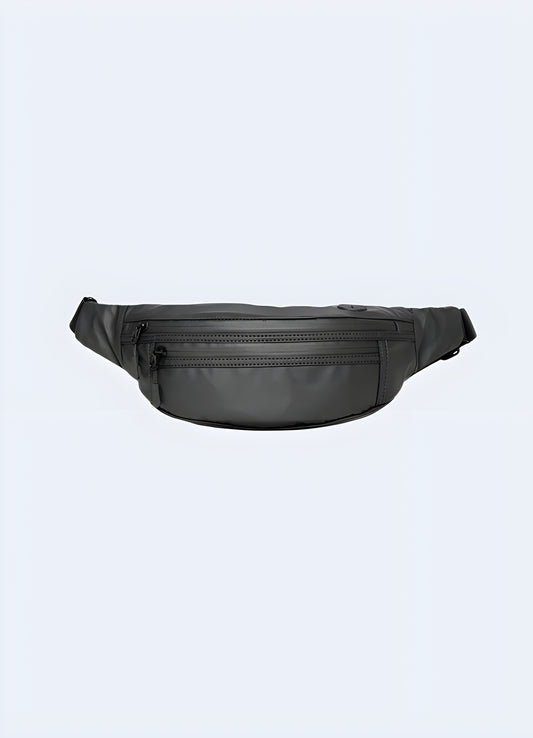 Adjustable belt strap streamlined tech bumbag.