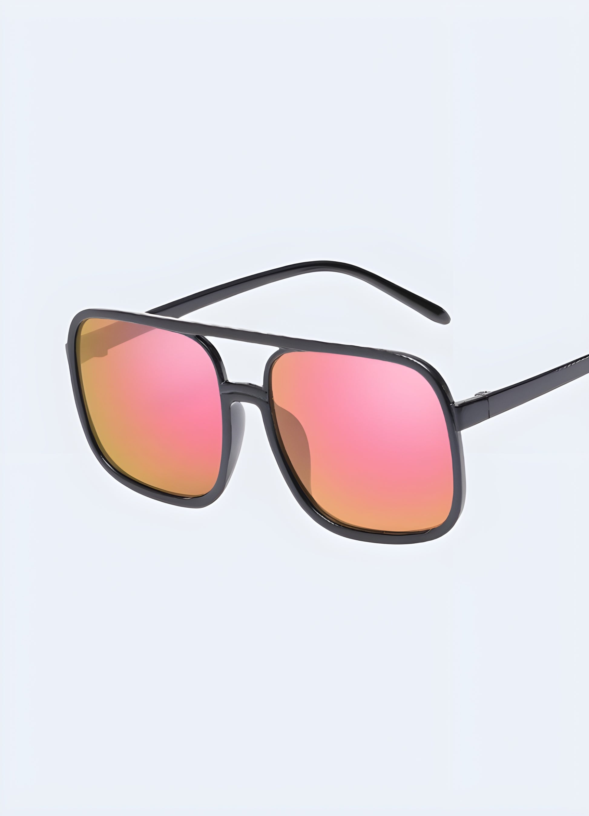 Futuristic design, red lenses, and lightweight frame elevate your style game.