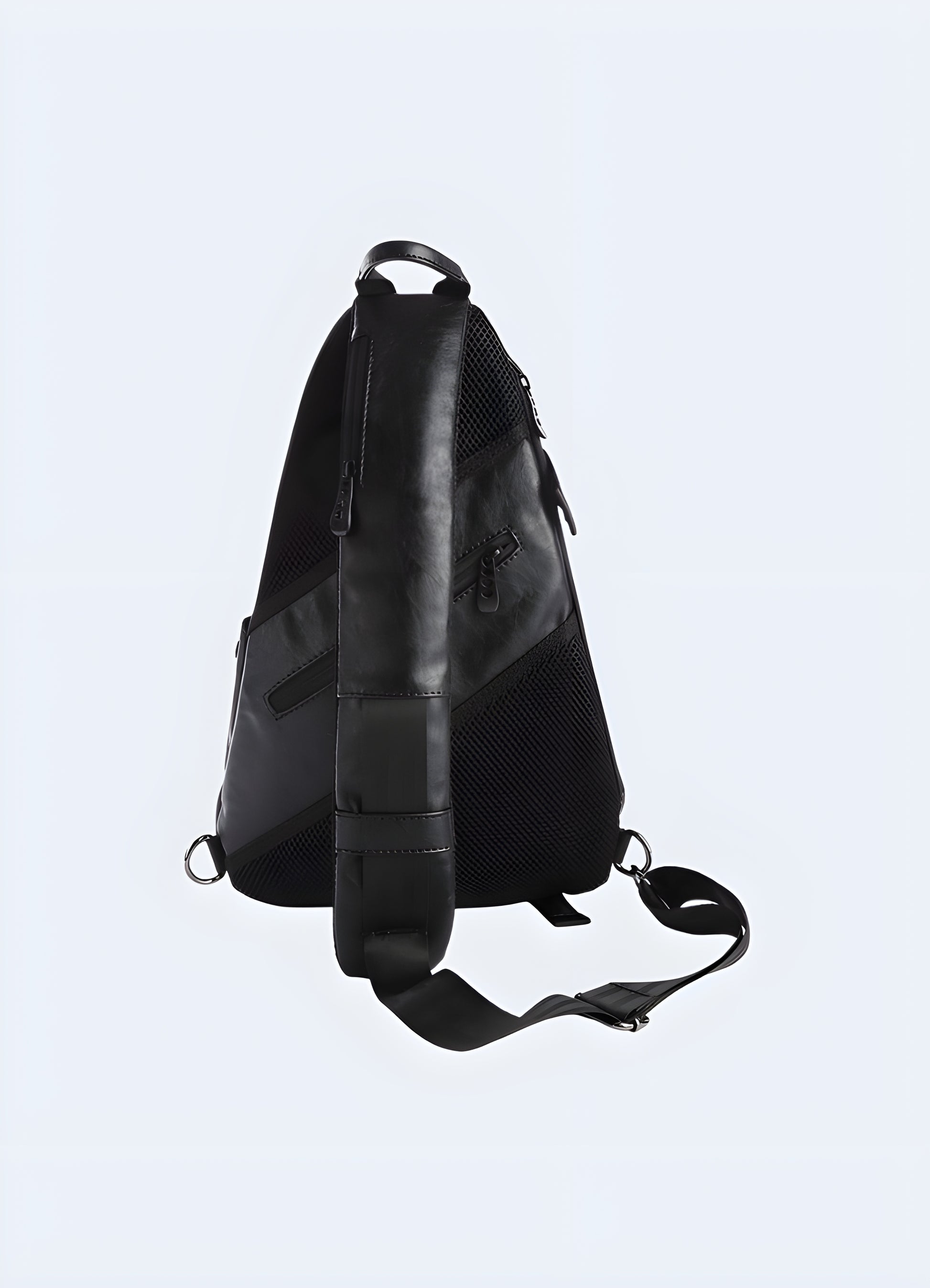 Its minimalist, futuristic aesthetics are enigmatic and stylish, easily pairing with any techwear or darkwear outfit.