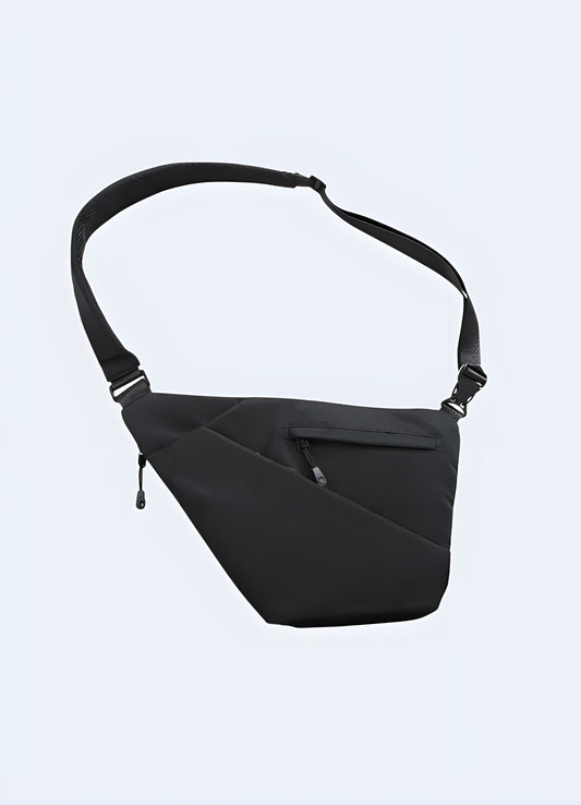 Urban sling bag padded, adjustable strap.