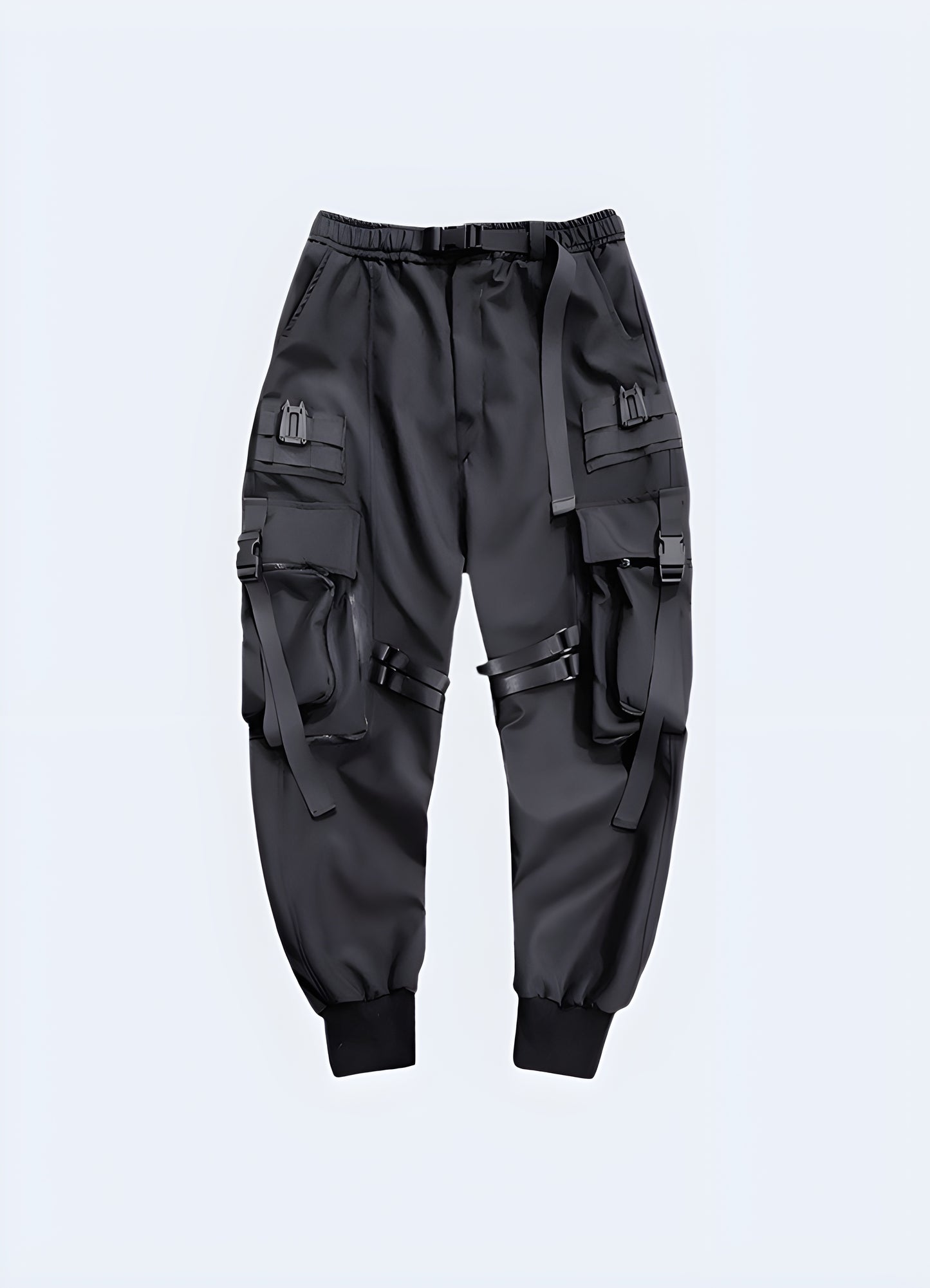 These warcore cargo pants are robust and resilient, the quintessential armor for young urbanites.