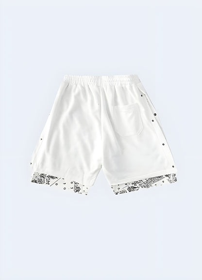 These bandana print shorts are all about adventure. One size fits most, comfort guaranteed.