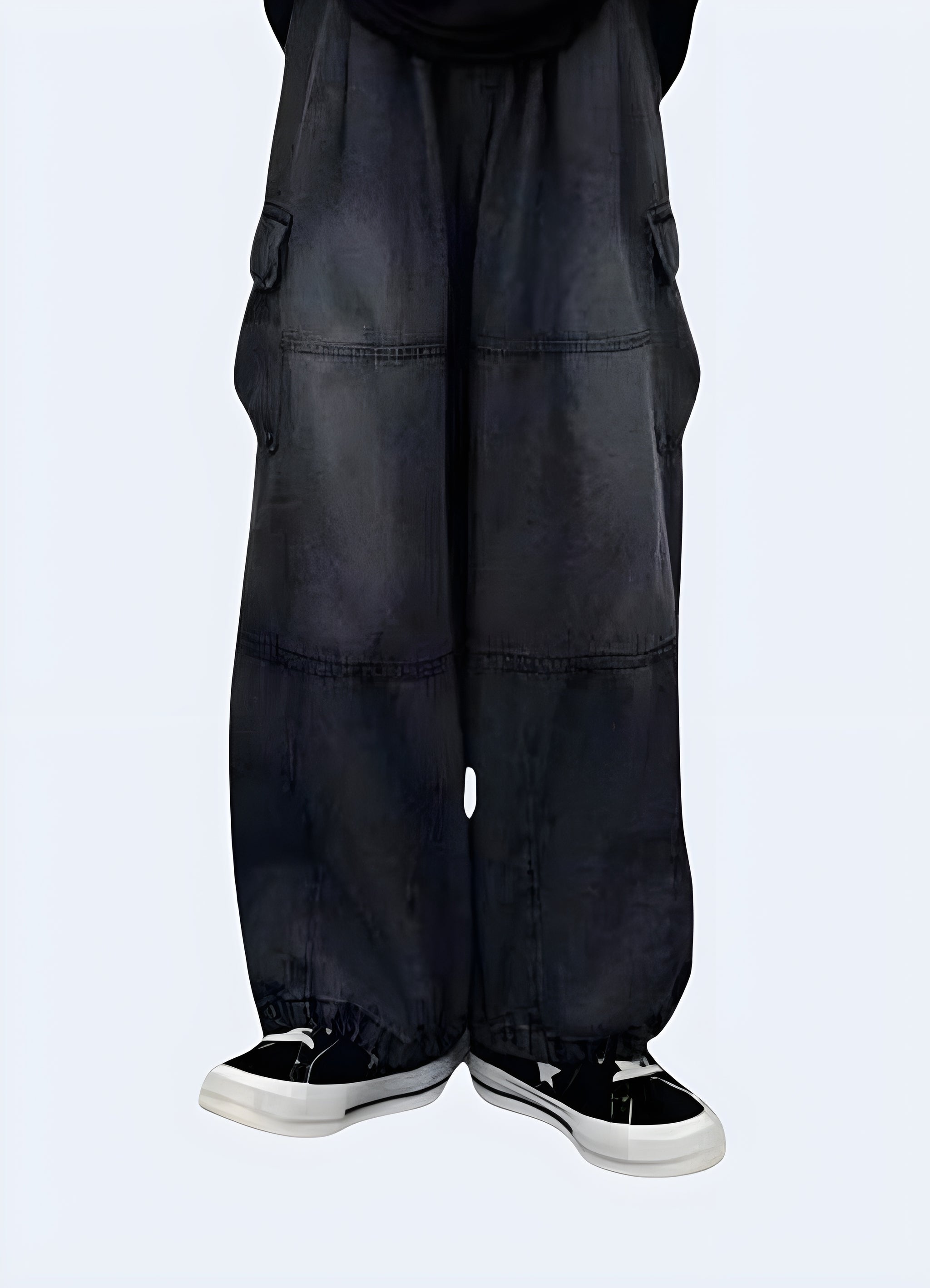 'Trend Killer' Black Baggy Cargo Pants main image 0