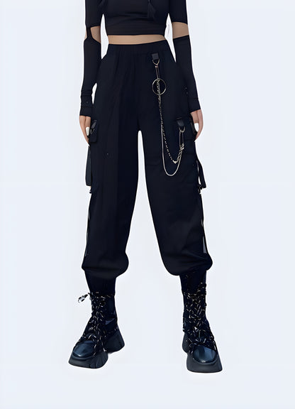 Unveiling the epitome of urban chic, the techwear women pants.