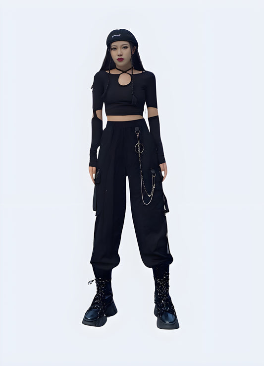 Unveiling the epitome of urban chic, the techwear women pants.