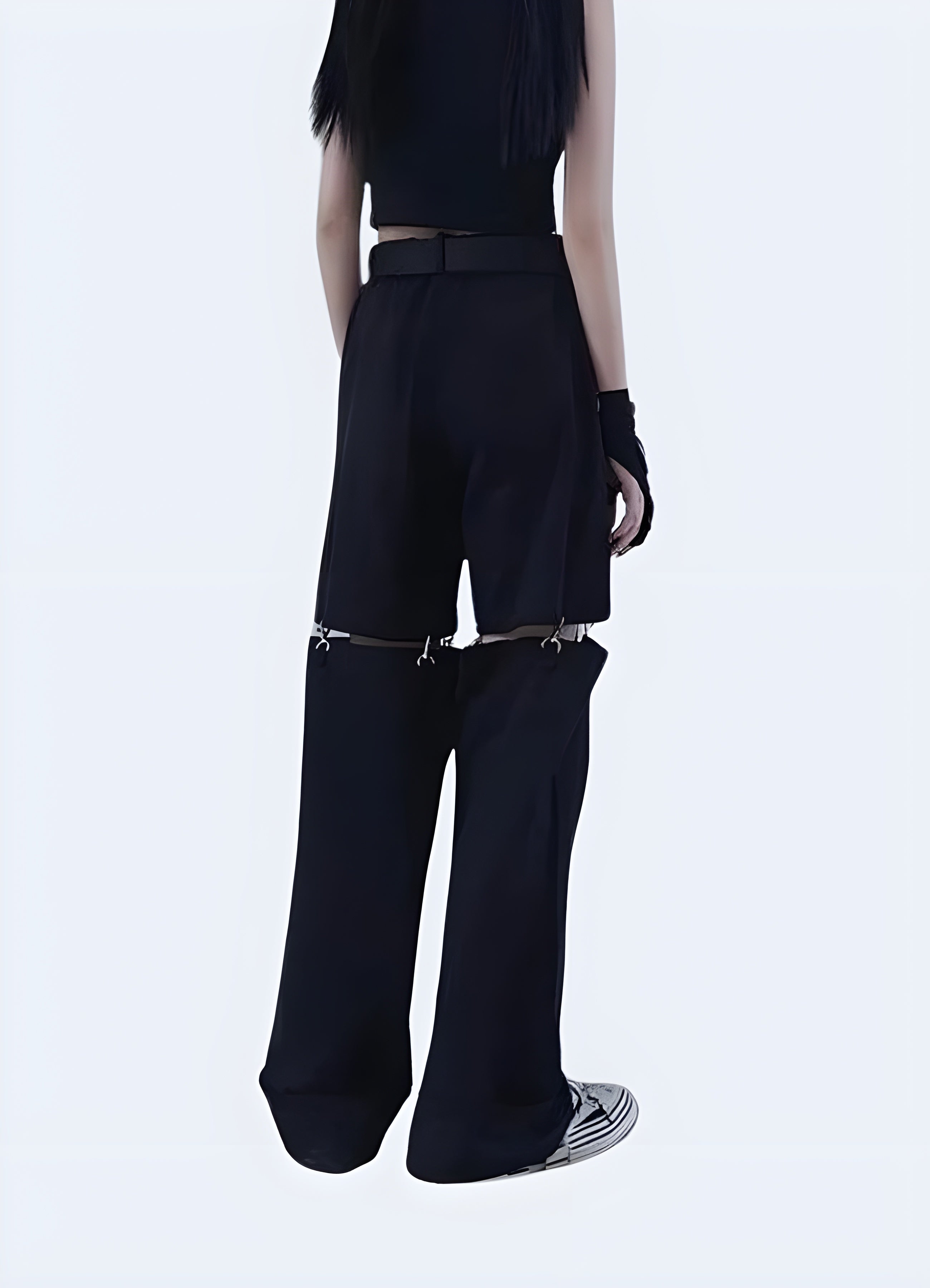 Moire Convertible Cargo Pants main image 1