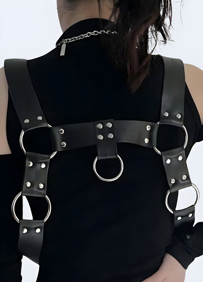 Buckle closure High quality belt techwear chest harness.