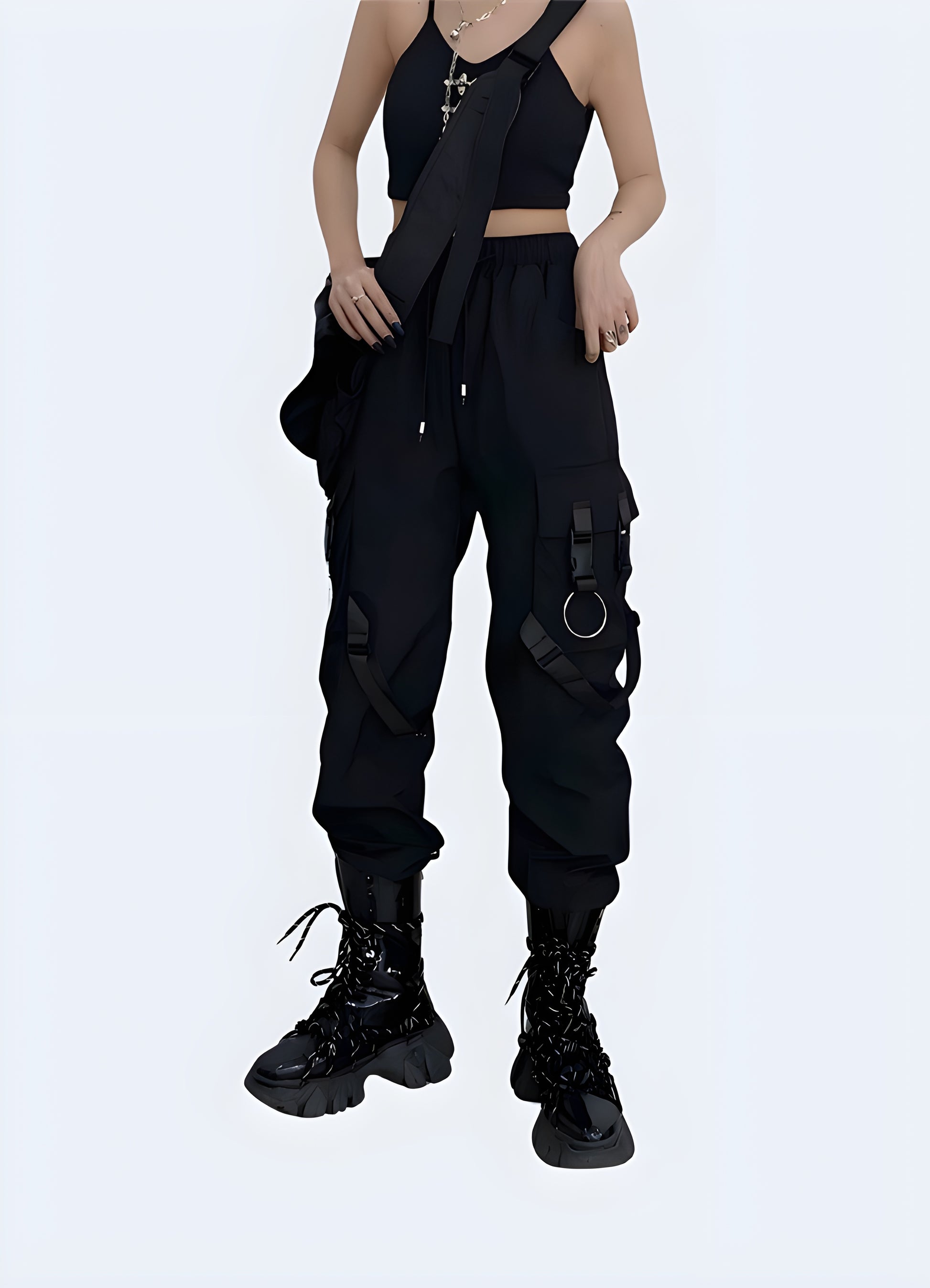  Move freely in Women's Tactical Cargo Pants.
