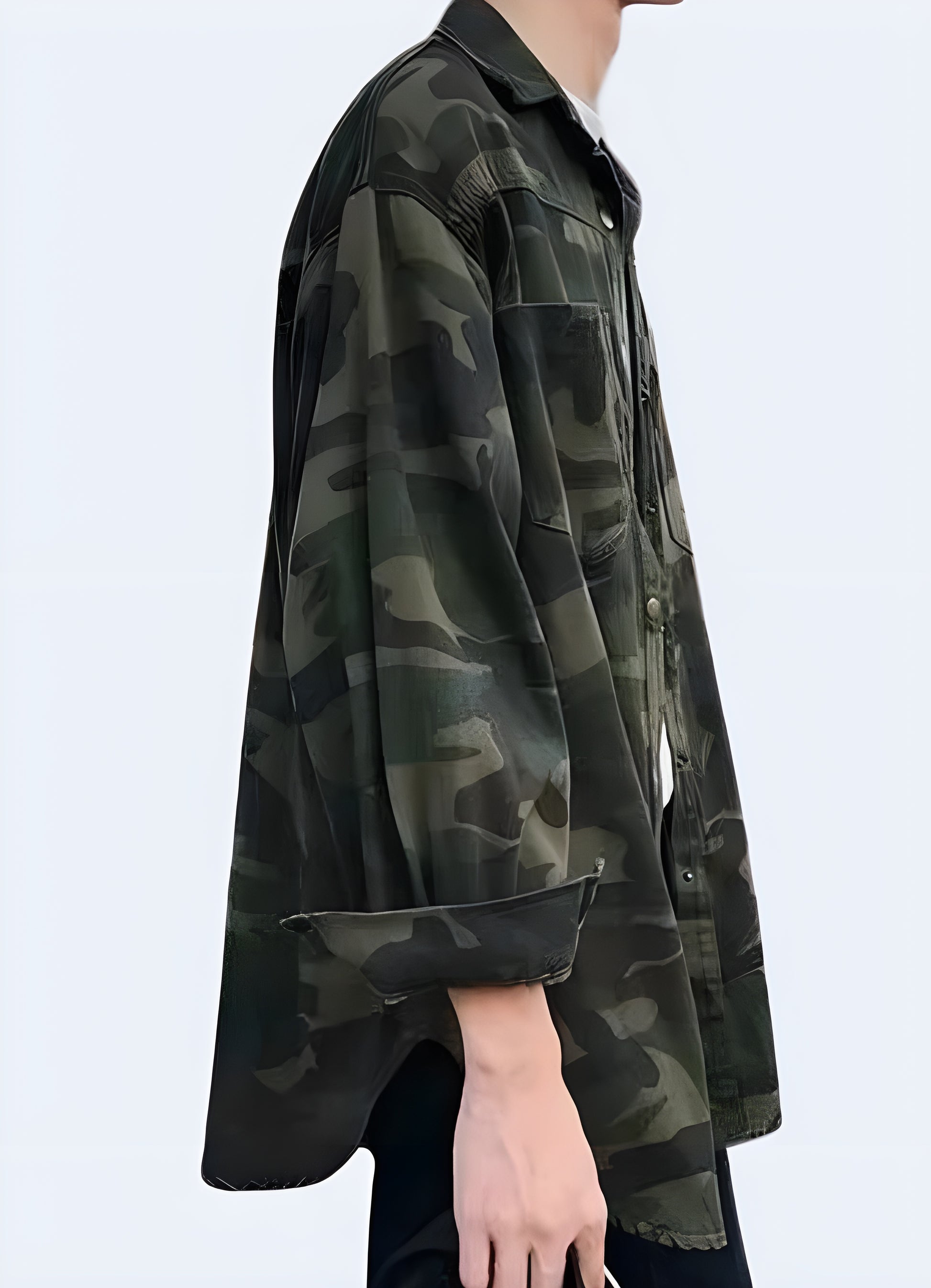 Camo print jacket in woodland green women camo jacket.